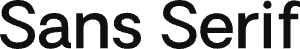 Sans Serif