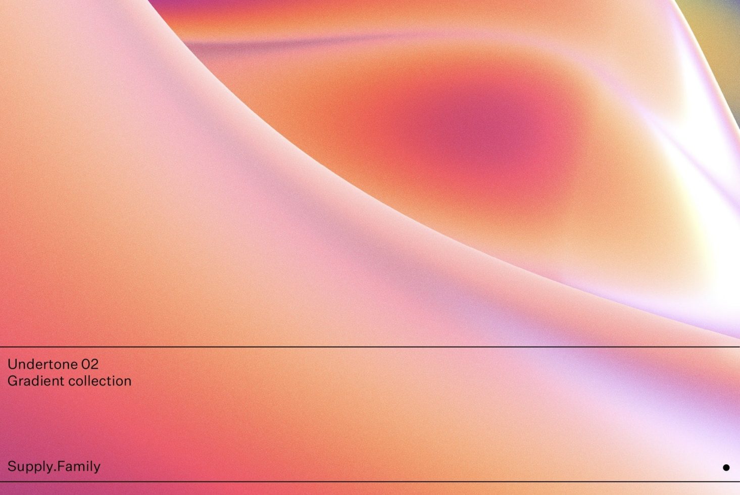 Abstract colorful gradient background in hues of pink and orange with a wavy flow, ideal for design graphics templates.