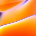 Vibrant abstract gradient background with smooth orange and purple waves, ideal for graphics, templates, and digital art projects.