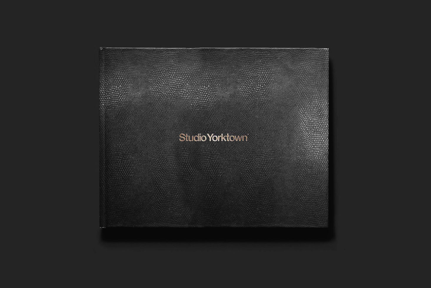 Elegant black textured book cover mockup with minimalist gold lettering, ideal for presentation, graphic design assets.