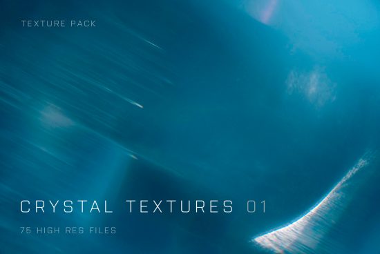 Crystal Texture Pack for design with 75 high-resolution files, perfect for graphics, mockups, and artistic projects.