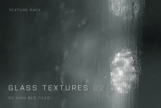 Abstract glass texture pack with 50 high-resolution files, design asset for creative projects in graphics and templates category.