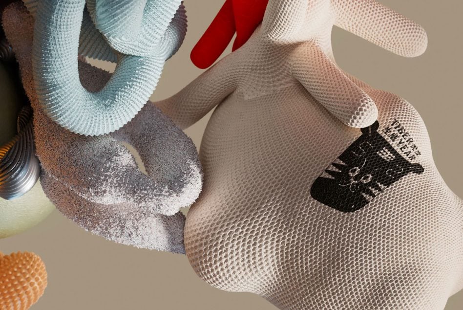 Collection of colorful textured socks with various patterns bunched together