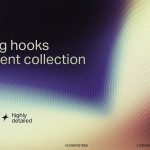 Eating Hooks Gradient Collection advertisement with high detail, 18 compositions, 3 versions, suited for graphics and templates.