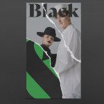 Creative magazine cover mockup featuring two models, trendy typography, and a torn paper effect on a dark background, suitable for design presentations.