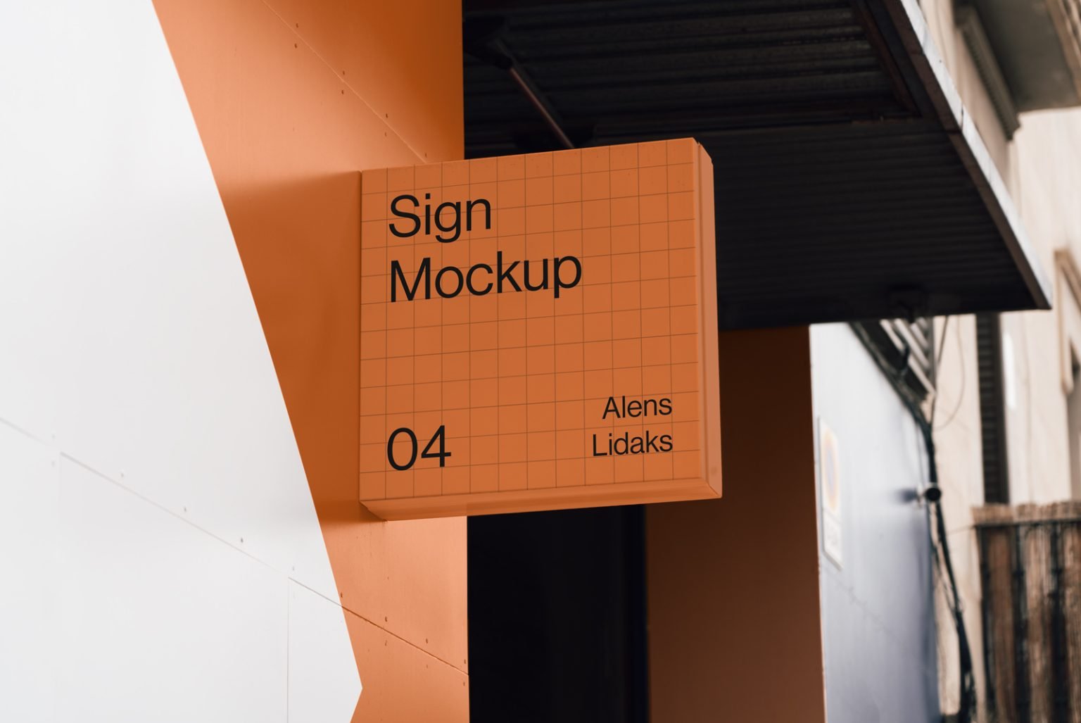 Sign 04 AL Mockup, Outdoor Mockup | Supply.Family