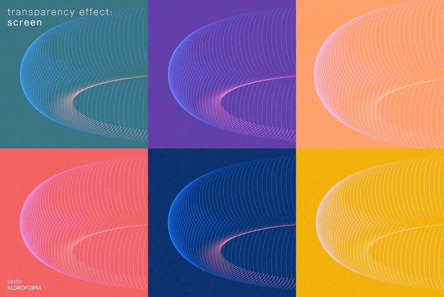 Vibrant abstract gradients with transparency effect, lines screen graphic design, digital assets for creative templates.