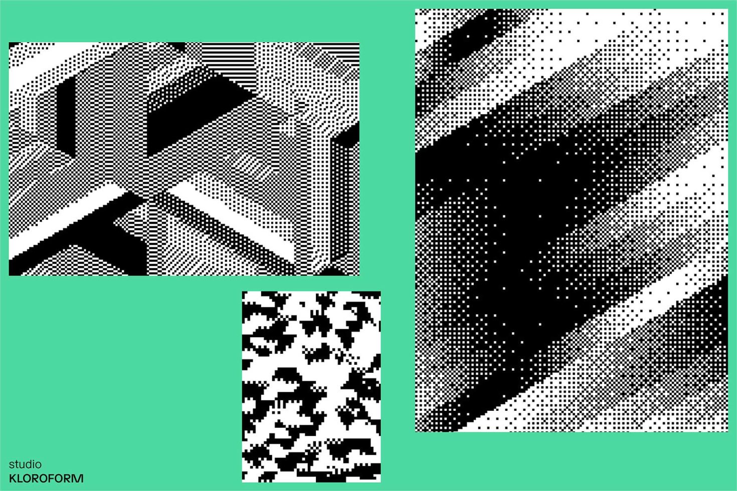 Set of black and white halftone patterns for design projects. Ideal for graphics, backgrounds, and digital art. Trending halftone textures pack.