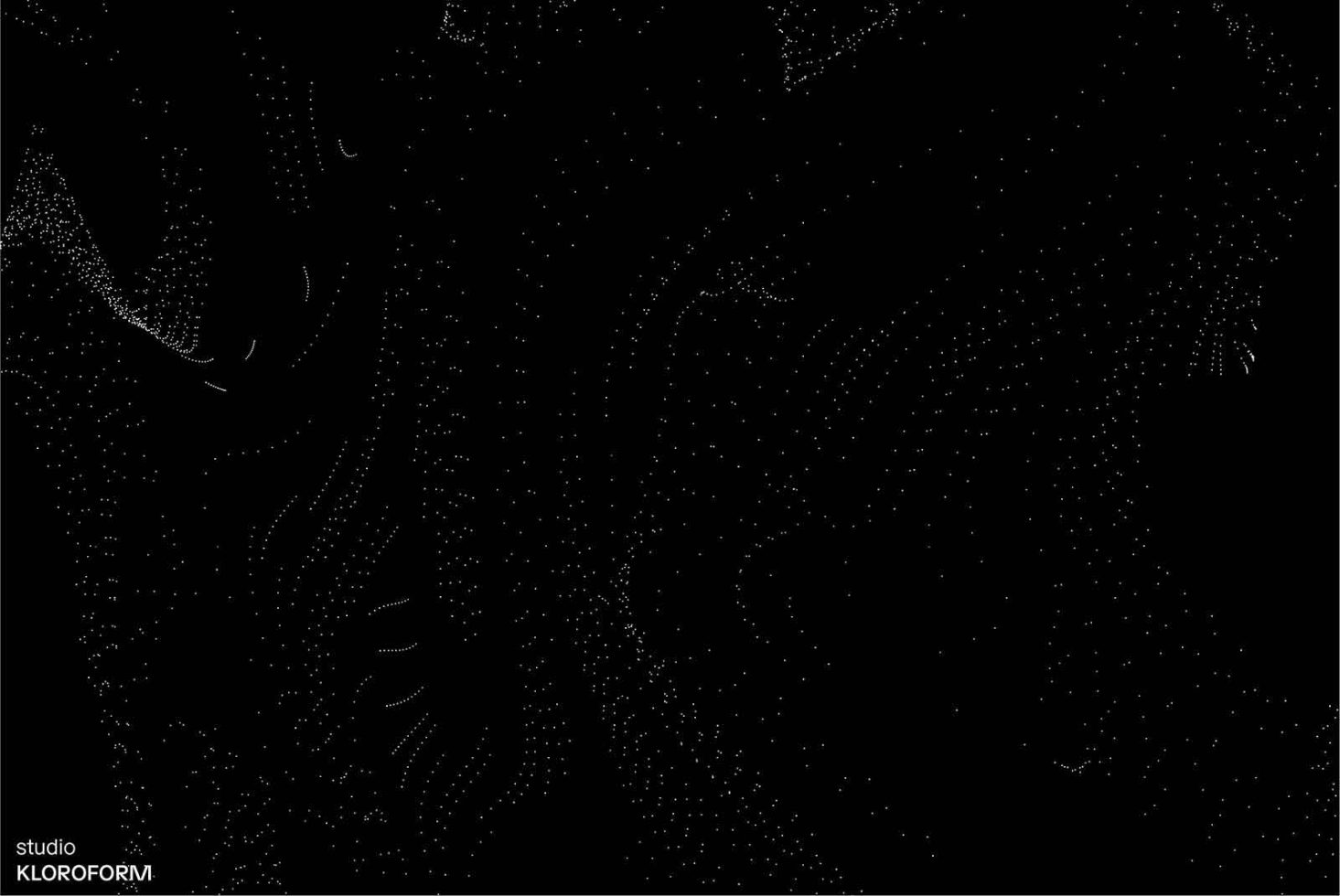 Abstract dotted halftone pattern background in black, suitable for design overlays or backgrounds, high-contrast graphic element.