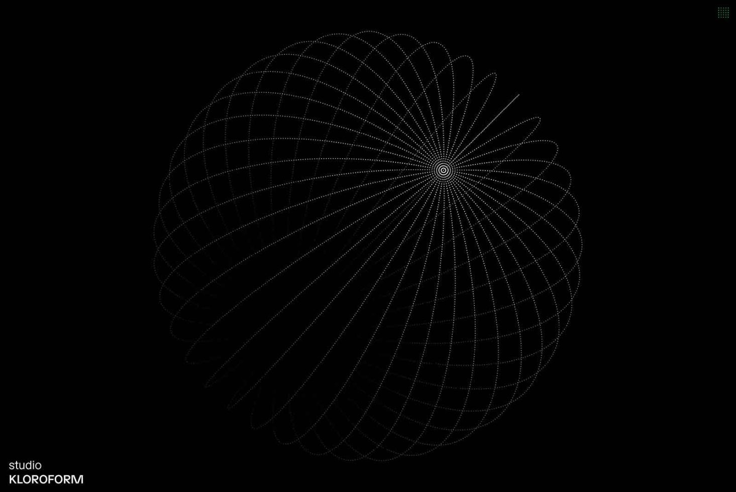 Abstract geometric spiral lines graphic design on black background, digital asset ideal for modern Templates or Graphics.