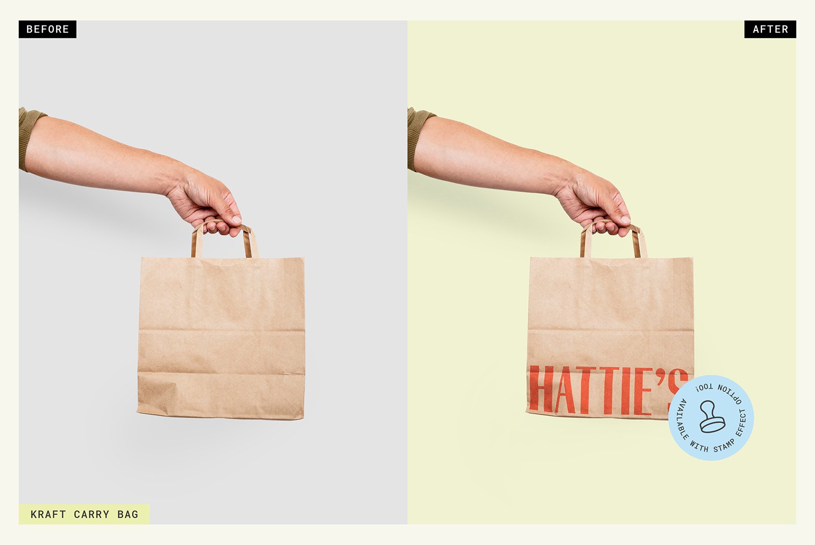 Bundle of Paper Bag Mockups - Mockup World