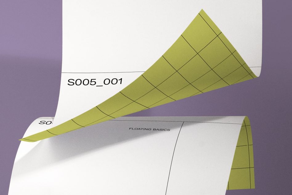 SedShop.Co brochures fanned out displaying lime interior pages on purple