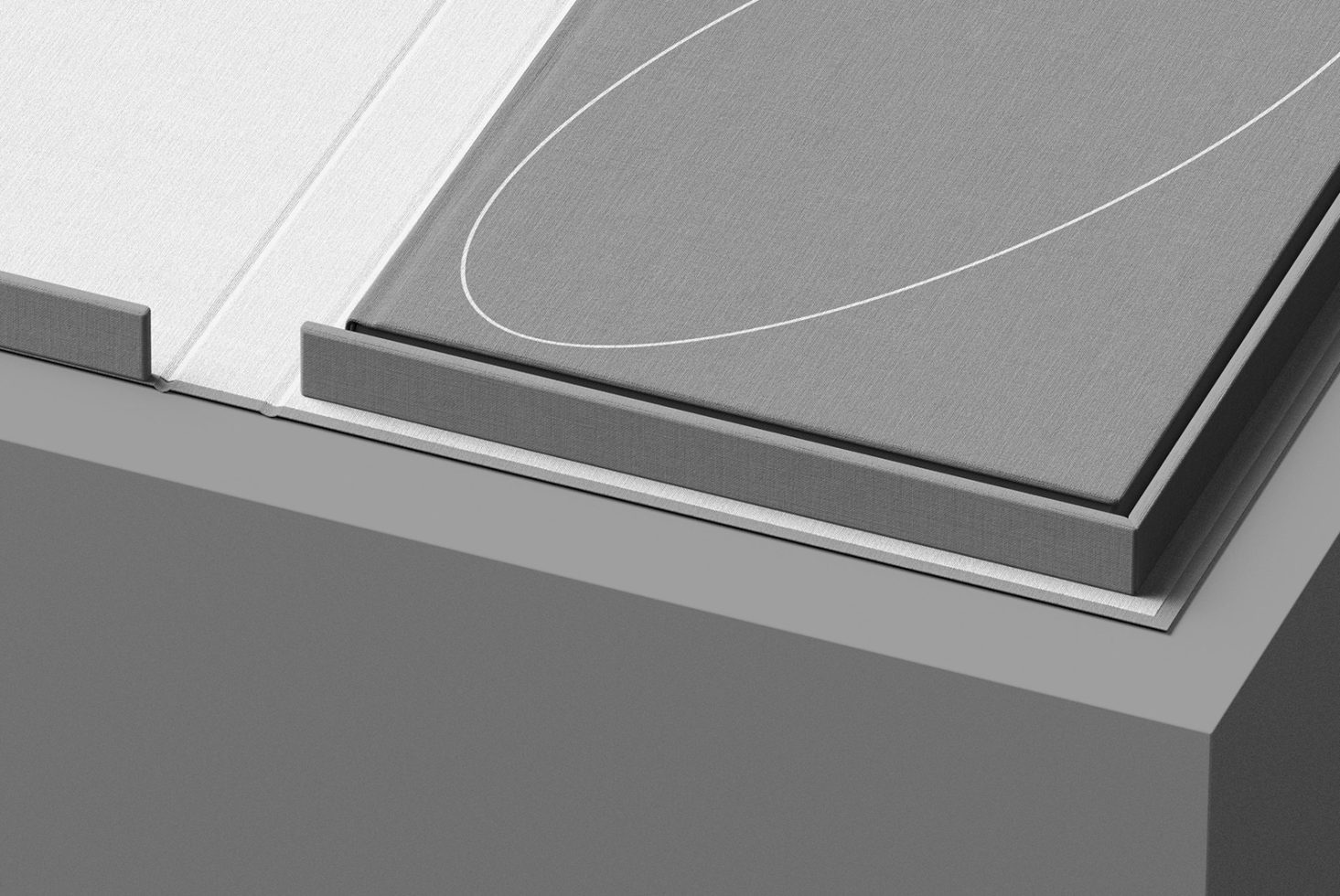 Elegant mockup of a square hardcover book with sleek design, ideal for presenting cover art and branding to designers.