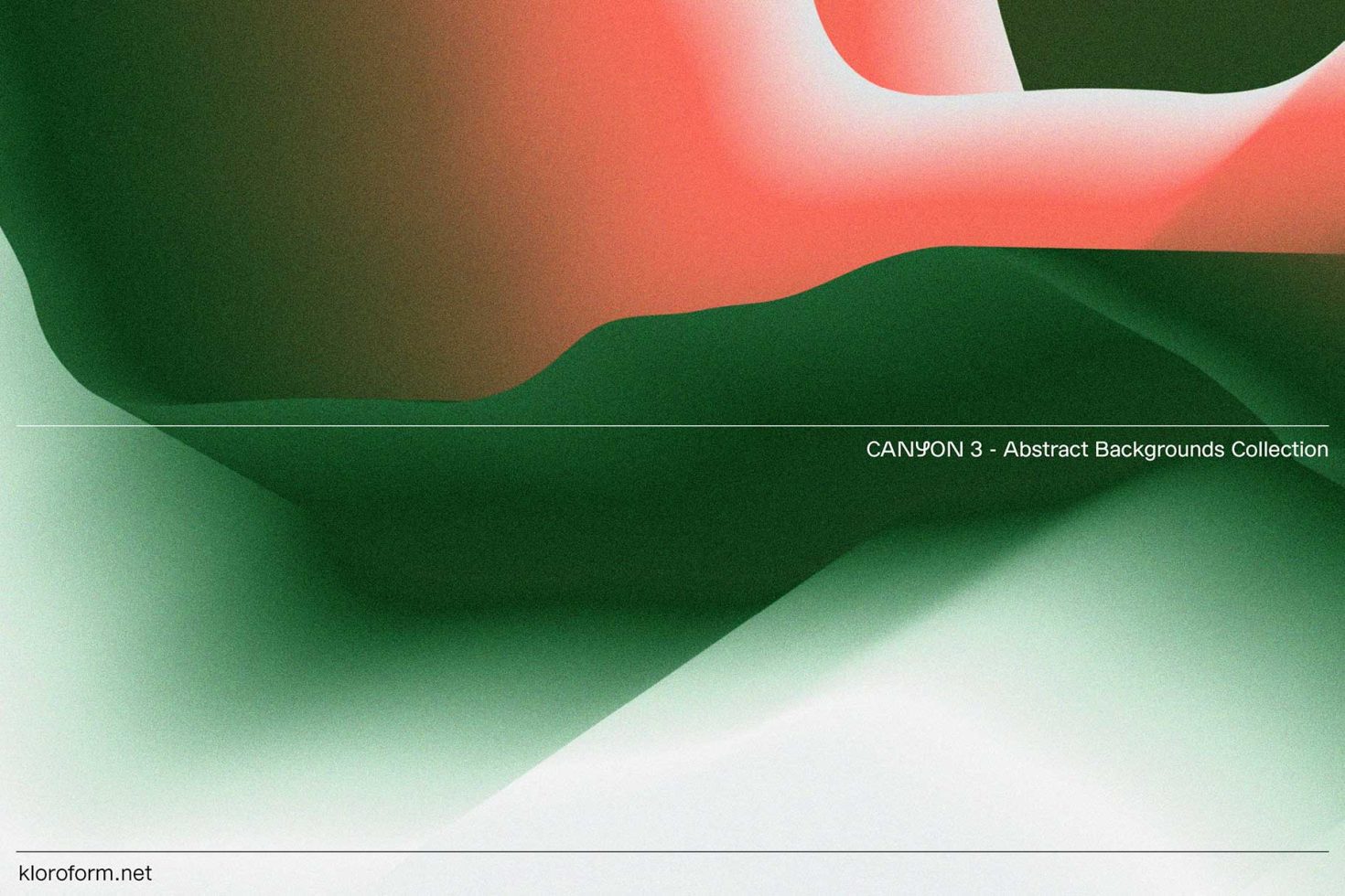 Abstract wavy background in green and red shades, part of Canyon 3 Collection, ideal for graphic design, websites, and presentations.