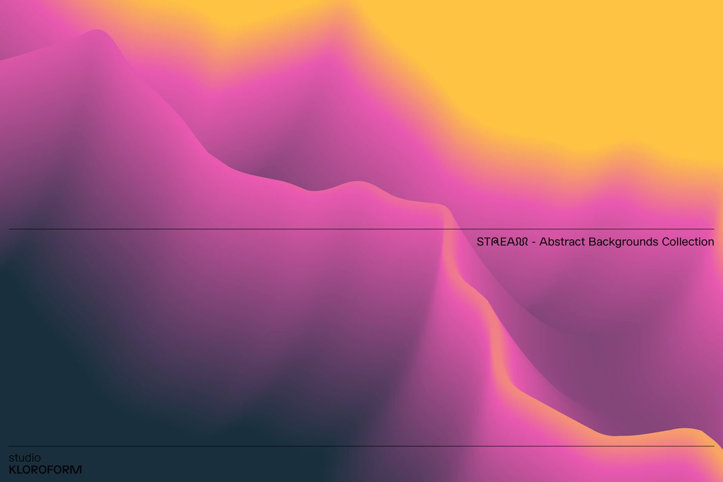 Vibrant purple and yellow abstract gradient background from STREAK09 collection by KLOROFORM, ideal for graphic design projects.