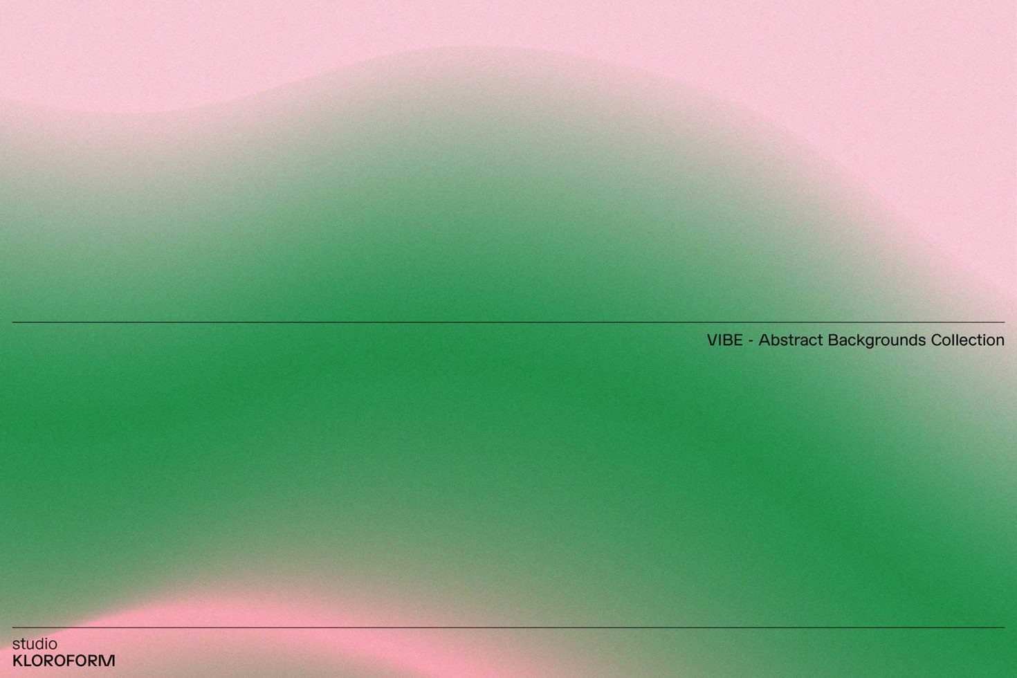 Abstract green gradient background with dynamic wave form, from VIBE collection, ideal for modern graphic design, templates, web.