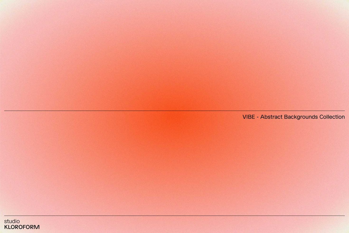 Smooth gradient abstract background in shades of coral with subtle texture, ideal for designs, VIBE collection, studio KLOROFORM.