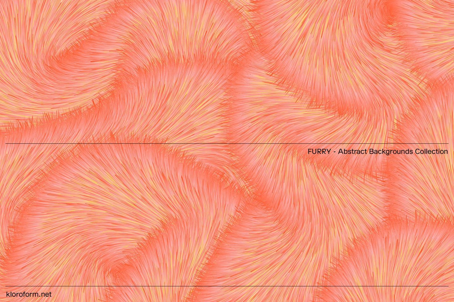 Vibrant orange furry texture from Abstract Backgrounds Collection, high-detail design asset for creative projects in graphics category.