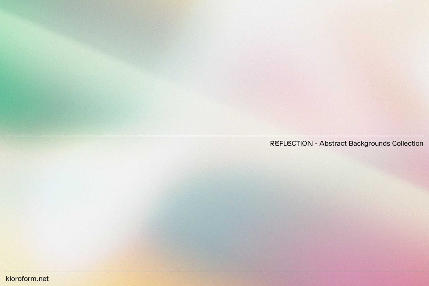 Soft gradient abstract background from REFLECTION collection, ideal for graphics, digital design backgrounds, pastel spectrum.