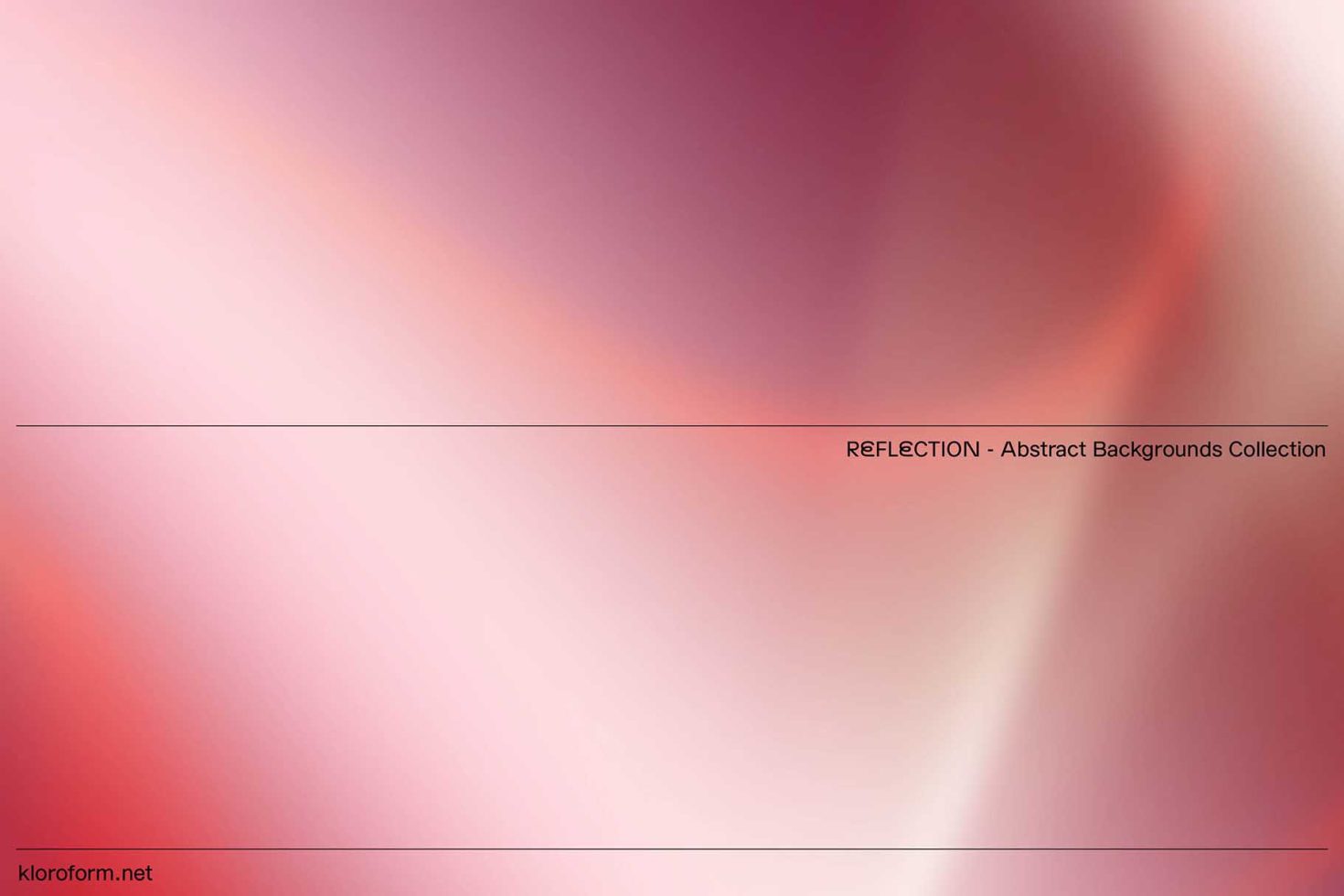 Abstract pink and red blurred gradient background from Reflection collection suitable for designers to use in graphics, templates, and mockups.