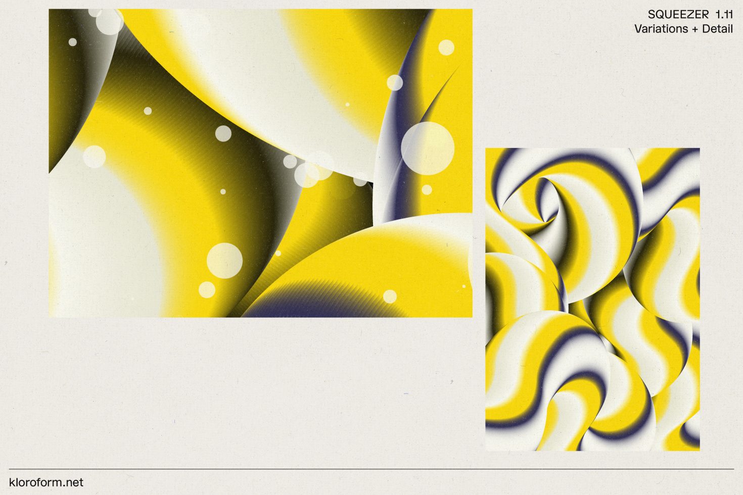 Abstract yellow and white swirling pattern graphics with retro texture, digital asset for designers, suitable for backgrounds, templates, and mockups.