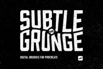 Subtle Grunge Procreate Brushes
