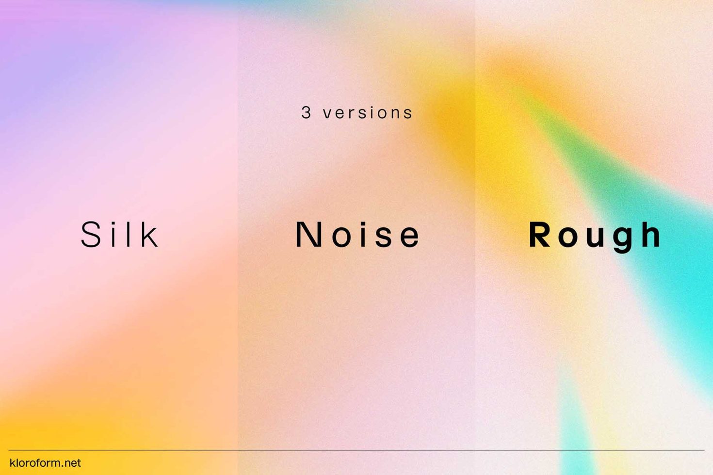 Gradient texture pack with silk, noise, and rough effects for designers, ideal for graphics, templates, and creative projects.