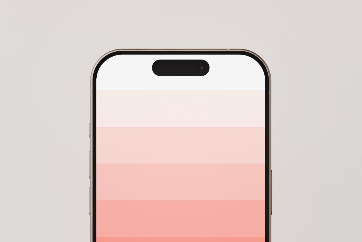 Smartphone mockup featuring a front view with a minimalist gradient background. Ideal for UI UX designers, showcasing app designs, and digital assets.