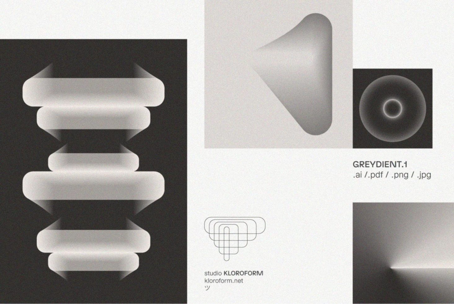 Abstract grey gradient shapes template available in AI PDF PNG JPG formats suitable for designers graphics digital assets mockups modern design elements.