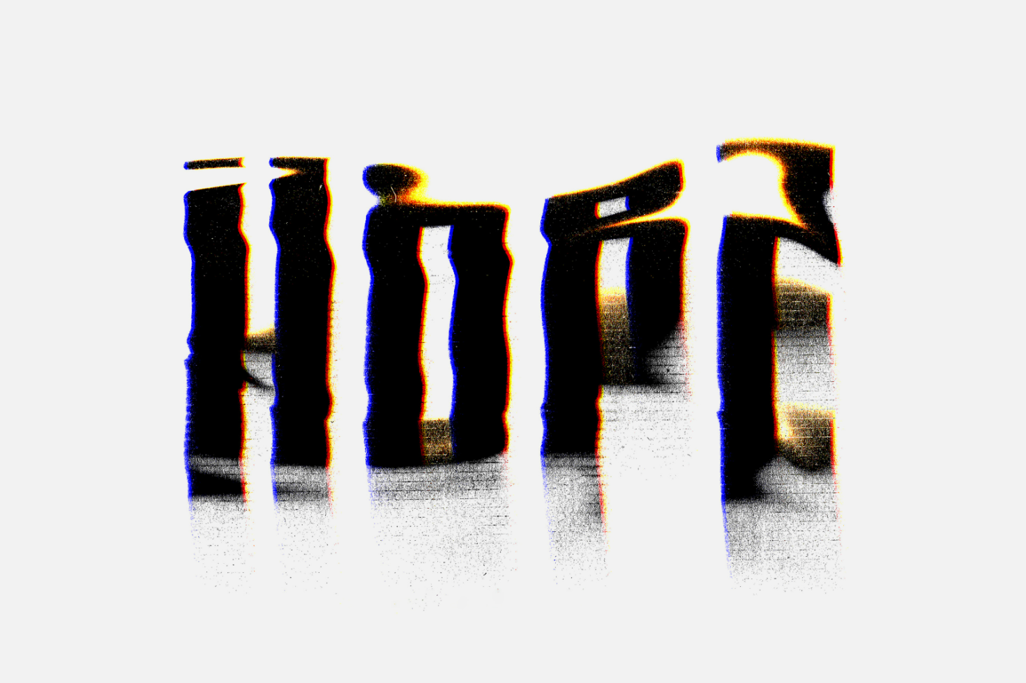 Distorted typography graphic design Hope text glitch effect suitable for templates and mockups SEO keywords graphic design digital asset typography glitch effect