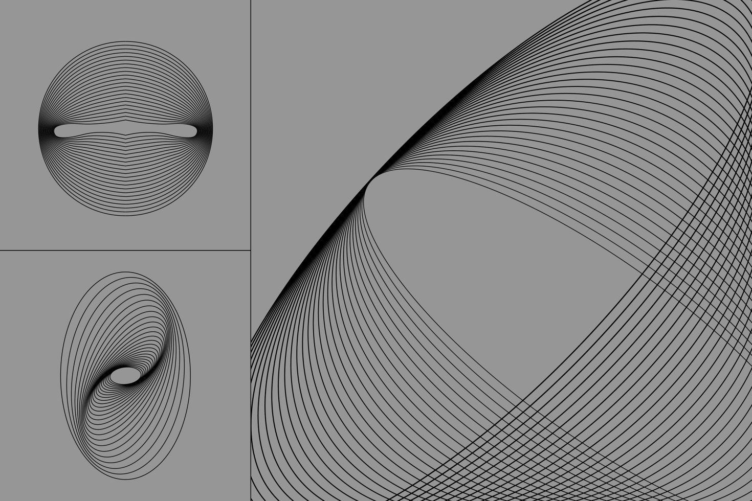 Abstract geometric line art design vector illustration for digital graphics assets. Minimalistic patterns ideal for modern templates and mockups targeted at designers.