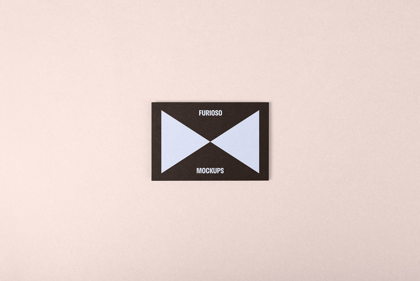 Minimalistic business card mockup with geometric design on beige background perfect for graphic designers showcasing branding templates digital marketplace asset