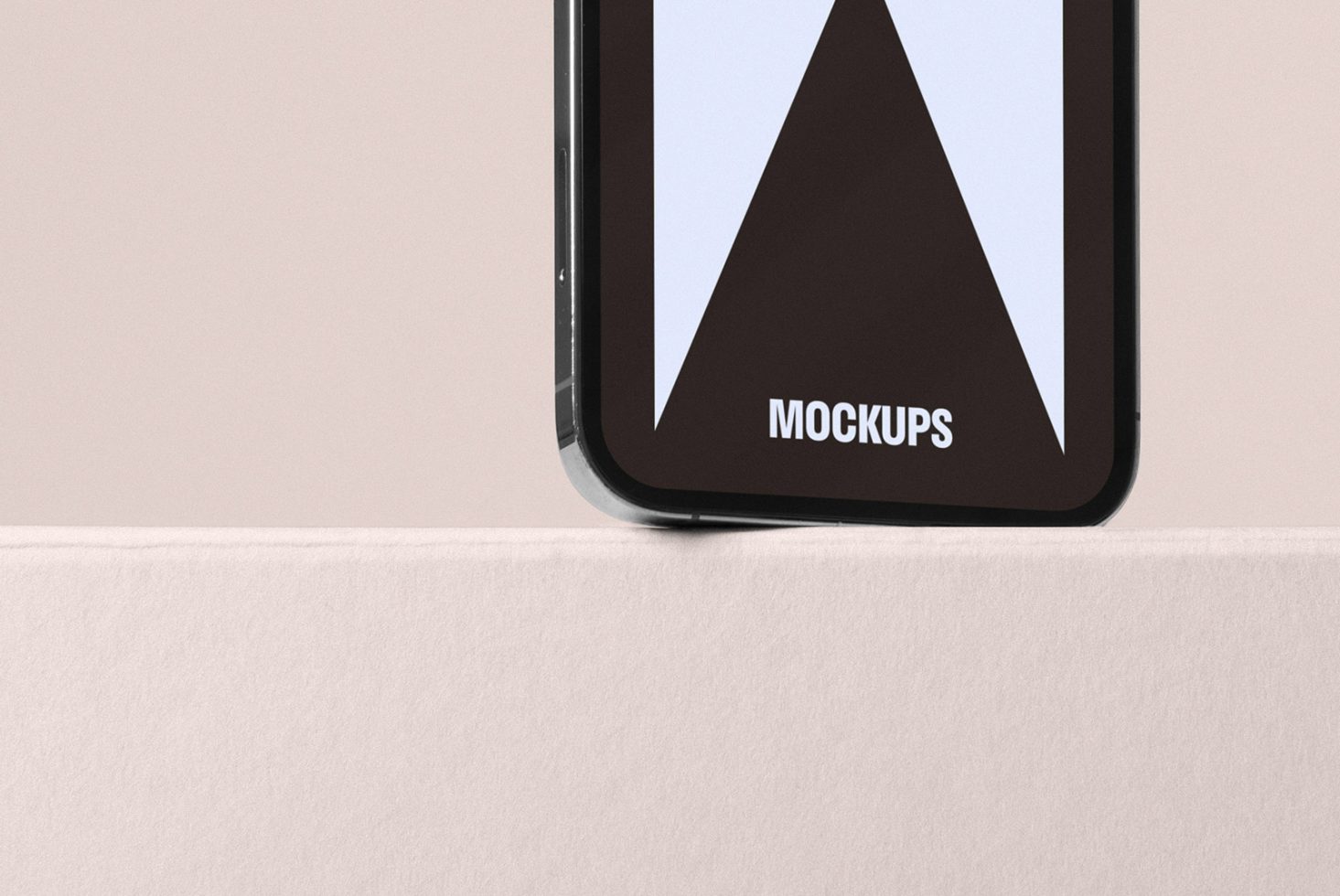 iPhone mockup in minimalist setting for designers showcasing app interfaces high-quality PSD product design templates premium mockups graphic design