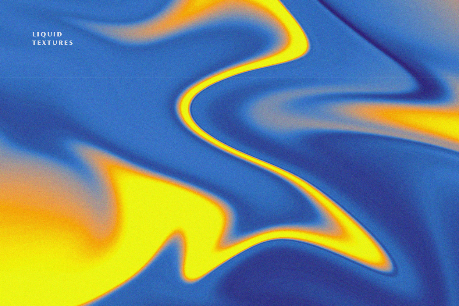 Liquid textures graphic in vibrant blue and yellow colors abstract design background perfect for designers and creatives seeking vibrant digital assets.