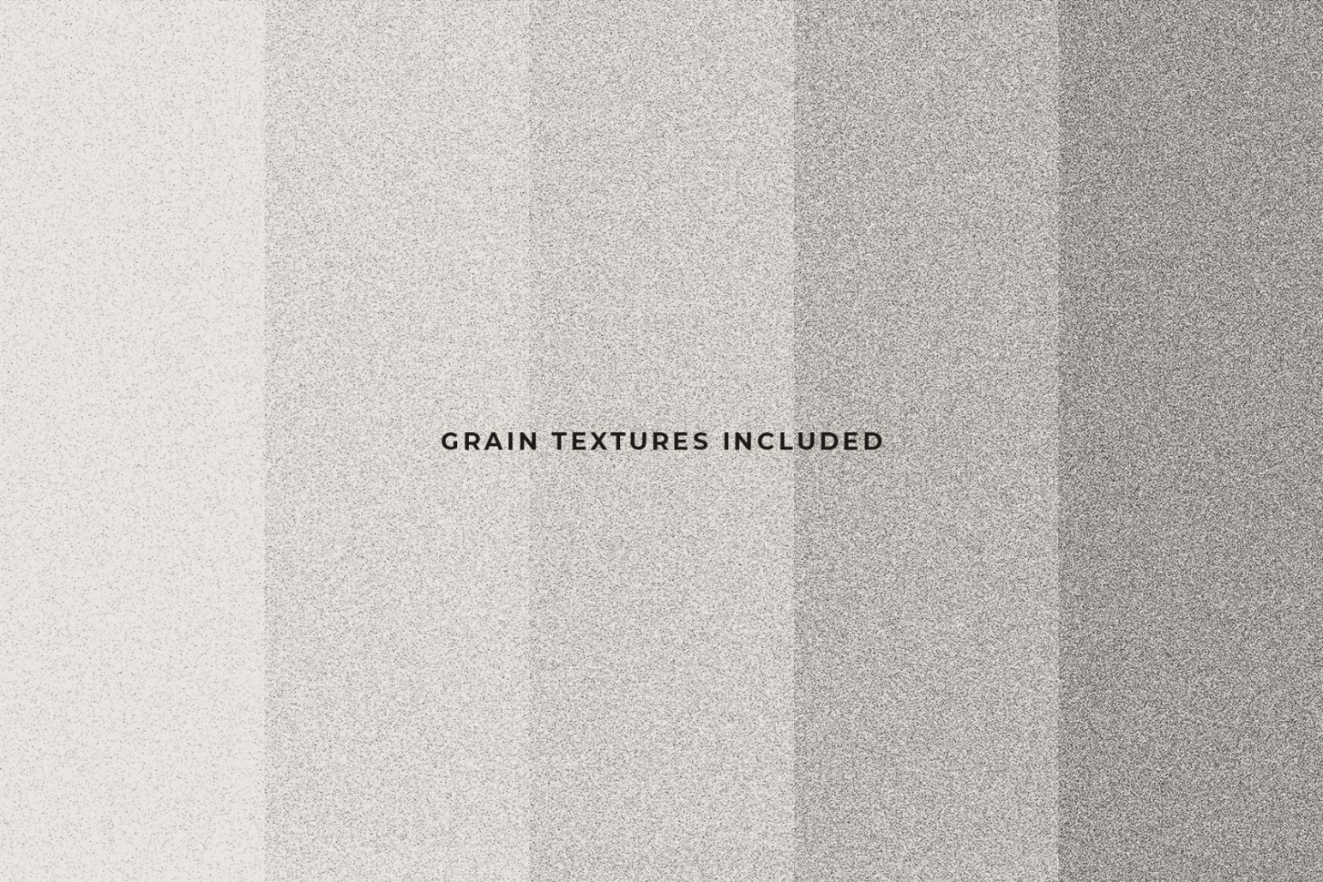 Grain texture pack with six variations included suitable for designers perfect for adding vintage or retro effects to your graphics mockups and templates.