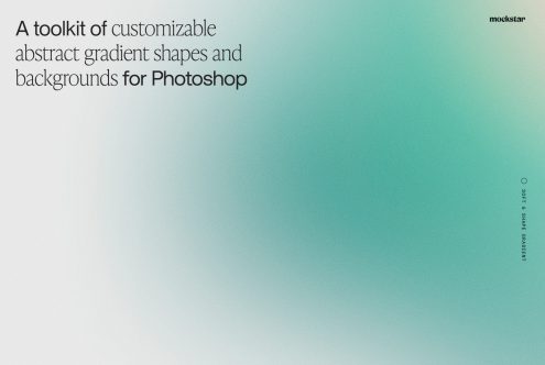 Customizable abstract gradient shapes backgrounds for Photoshop toolkit. Ideal for designers seeking unique graphics templates. Keywords: gradients Photoshop designers