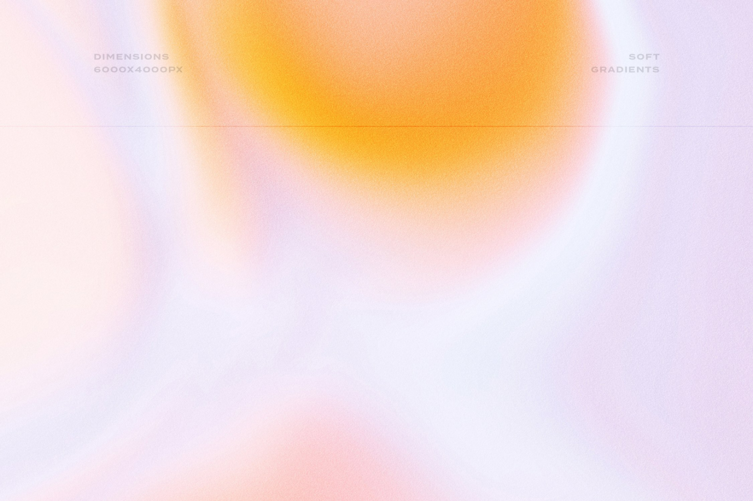 Digital asset for designers featuring soft pastel gradients in hues of orange, purple, and white Dimensions 6000x4000px Ideal for mockups and graphic design