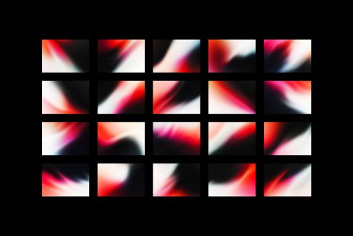 Gradient abstract backgrounds template set in red black. Ideal for graphic design, digital mockups, UI/UX design resources. High quality assets for designers.