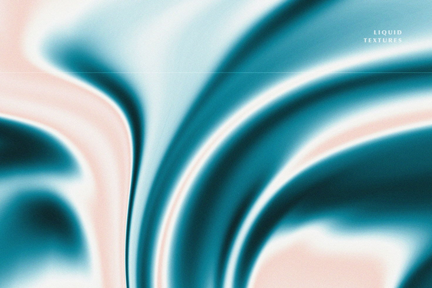 Abstract liquid gradient texture in teal and peach tones ideal for backgrounds, templates, or graphic designs suitable for professional designers.