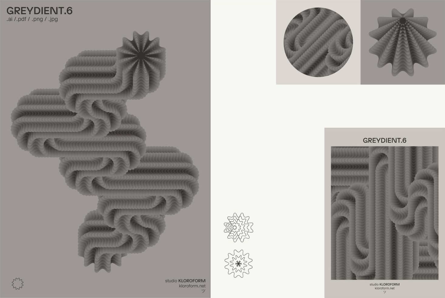 Gray abstract geometric graphic design pack in multiple formats ai pdf png jpg for designers suitable for backgrounds templates digital assets mockups