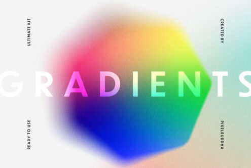 Gradient design kit featuring a vibrant color spectrum ideal for digital assets. Perfect for designers looking for unique graphics and templates.