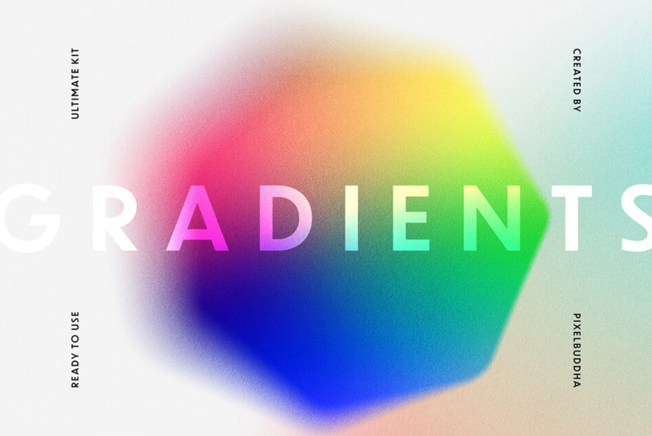 Gradient design kit featuring a vibrant color spectrum ideal for digital assets. Perfect for designers looking for unique graphics and templates.