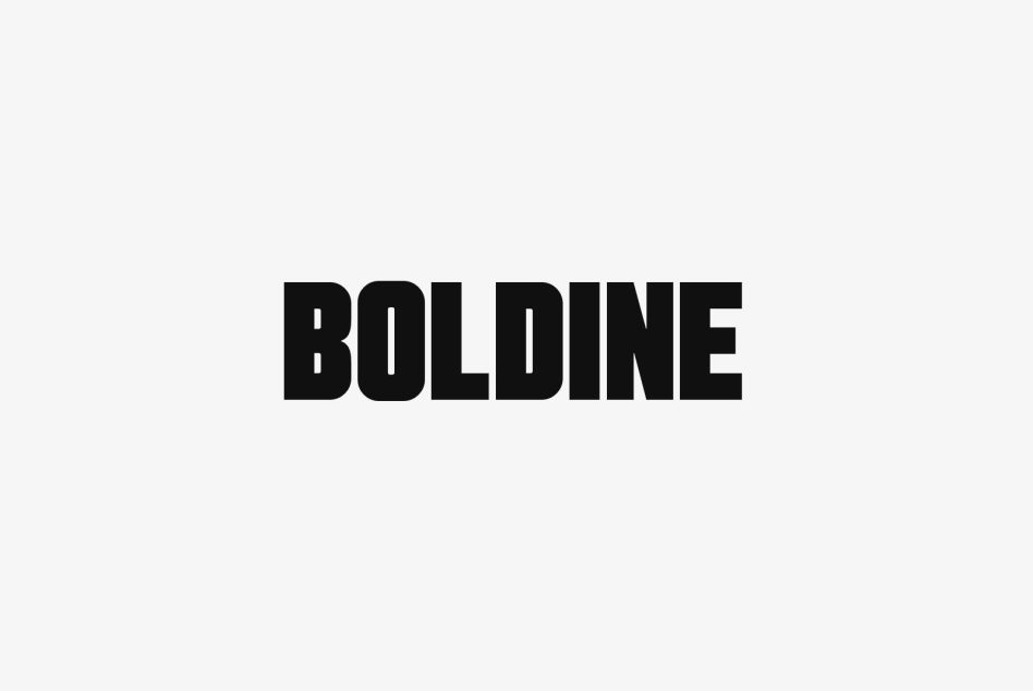 Boldine black font text in capital letters on white background perfect for designers looking for modern, bold, typography fonts, digital assets, text design.