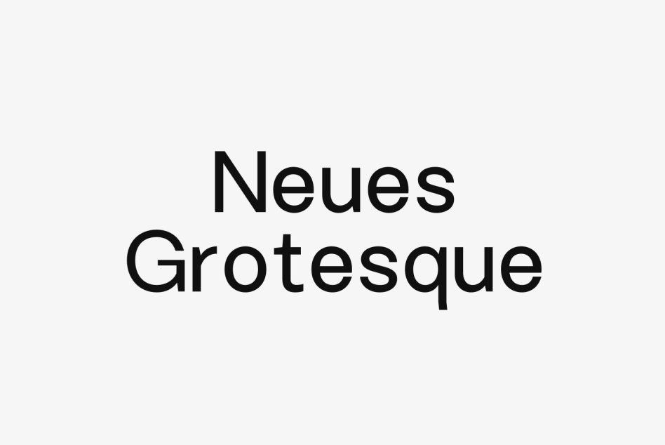 Neues Grotesque font sample black sans-serif text on white background digital asset for designers ideal for templates graphics mockups fonts web design SEO