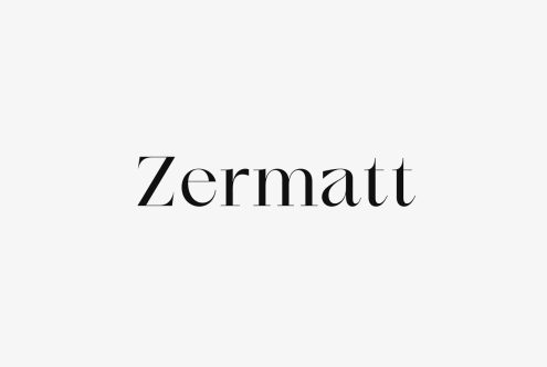 Elegant serif font Zermatt displayed on a light background perfect for design projects digital assets for designers fonts typography modern graphic design trends