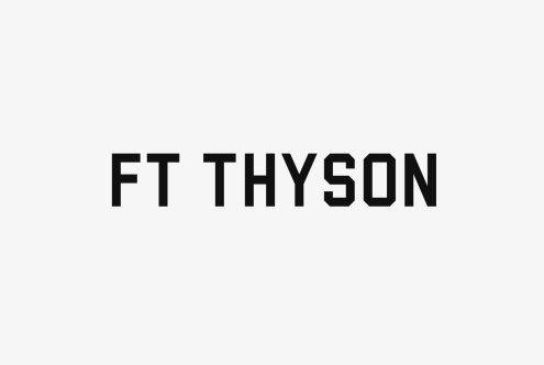 FT Thyson bold modern font suitable for logos headlines posters and branding projects perfect for designers seeking stylish typeface templates and graphics