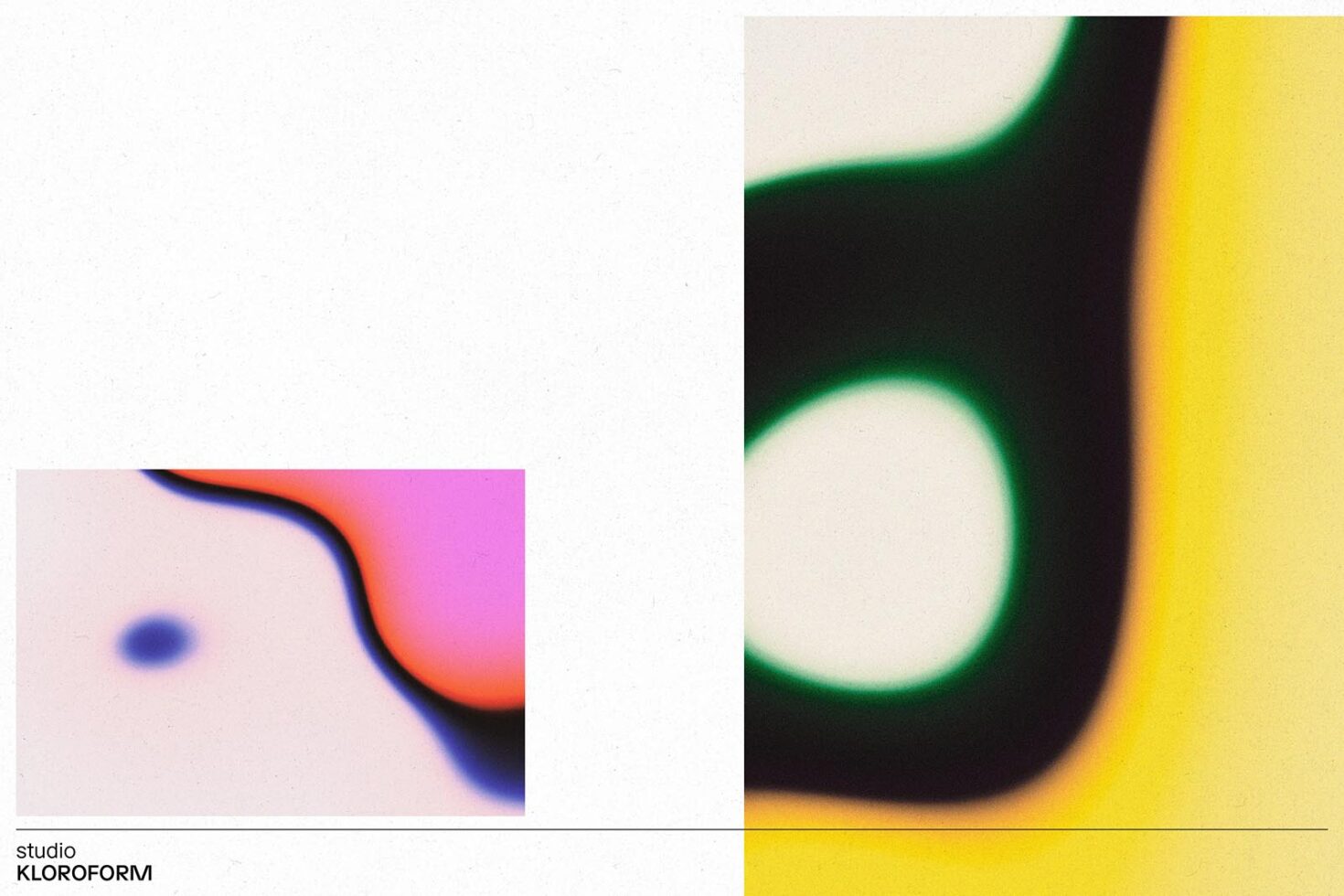 Abstract gradient shapes in vibrant pink orange green and yellow tones. Perfect for designers seeking unique graphic templates and digital artwork.