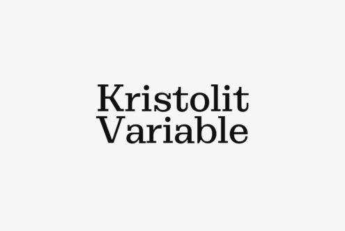 Kristolit Variable elegant serif font for designers typography projects. Perfect for branding templates and graphic design assets.