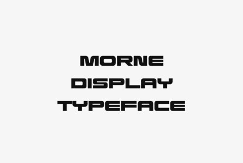 Modern sans-serif font design Morne Display Typeface bold letters typography for graphic design projects branding web digital assets designers templates