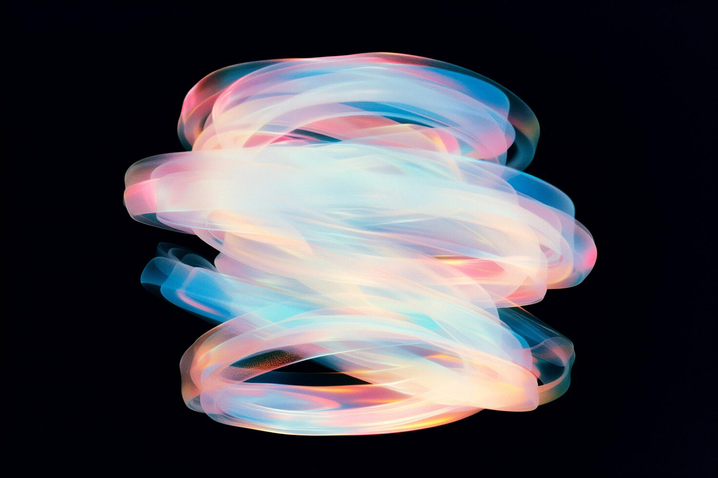 Abstract light painting with vibrant colors on dark background. Perfect for designers seeking unique graphic assets for digital projects. Colorful graphics.